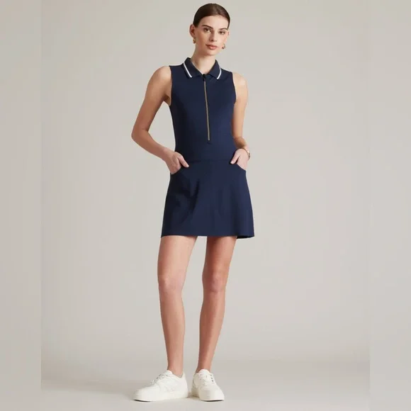 Rhone Pin High Ponte Dress Large B305 - Picture 2 of 7